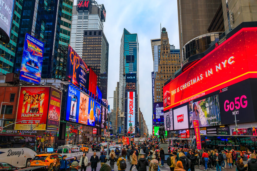 Credit Photo Svetlana SF via Shutterstock
Times Square Manhattan